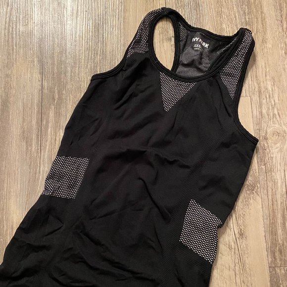 Black and White Ivy Park Tank Top - Picture 1 of 4